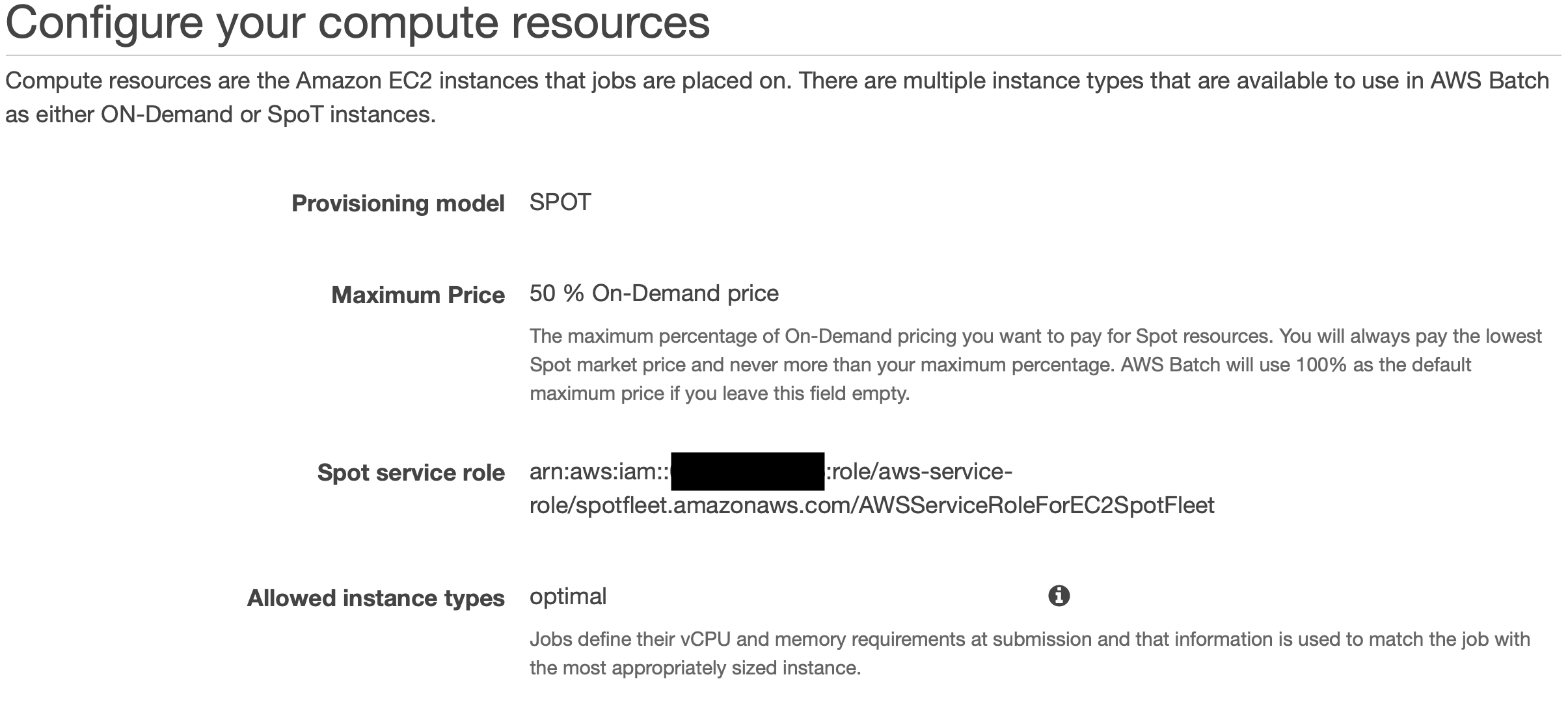 Configure your compute resources