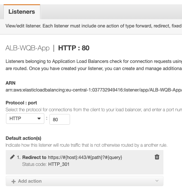 ALB-WQB-App | HTTP : 80