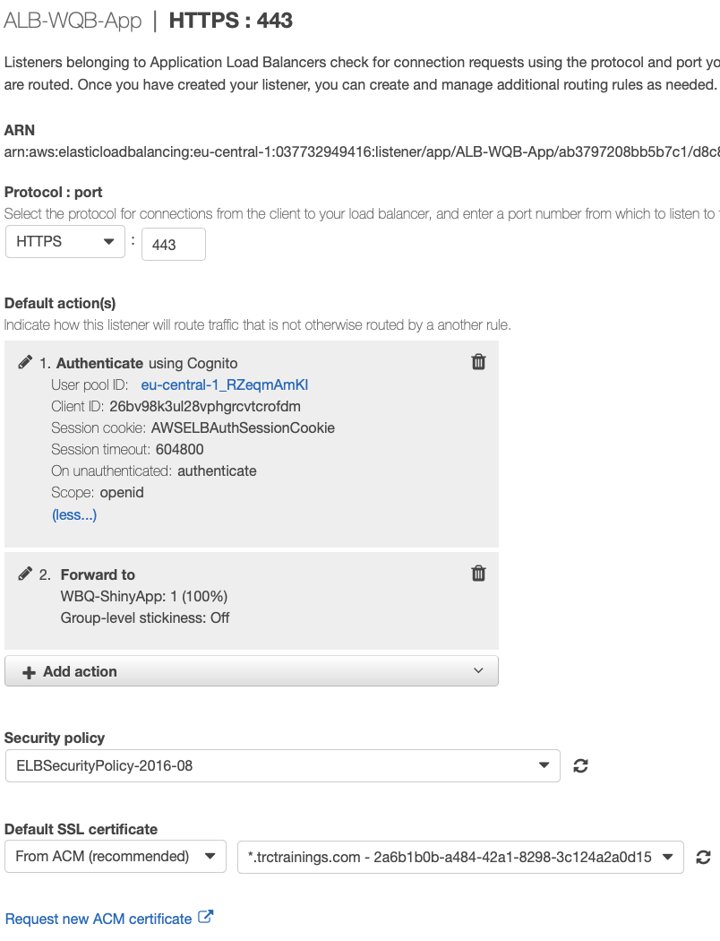 Listeners belonging to Application Load Balancers check for connection requests using the protocol and port you specify. Once you have created your listener, you can create and manage additional routing rules as needed.