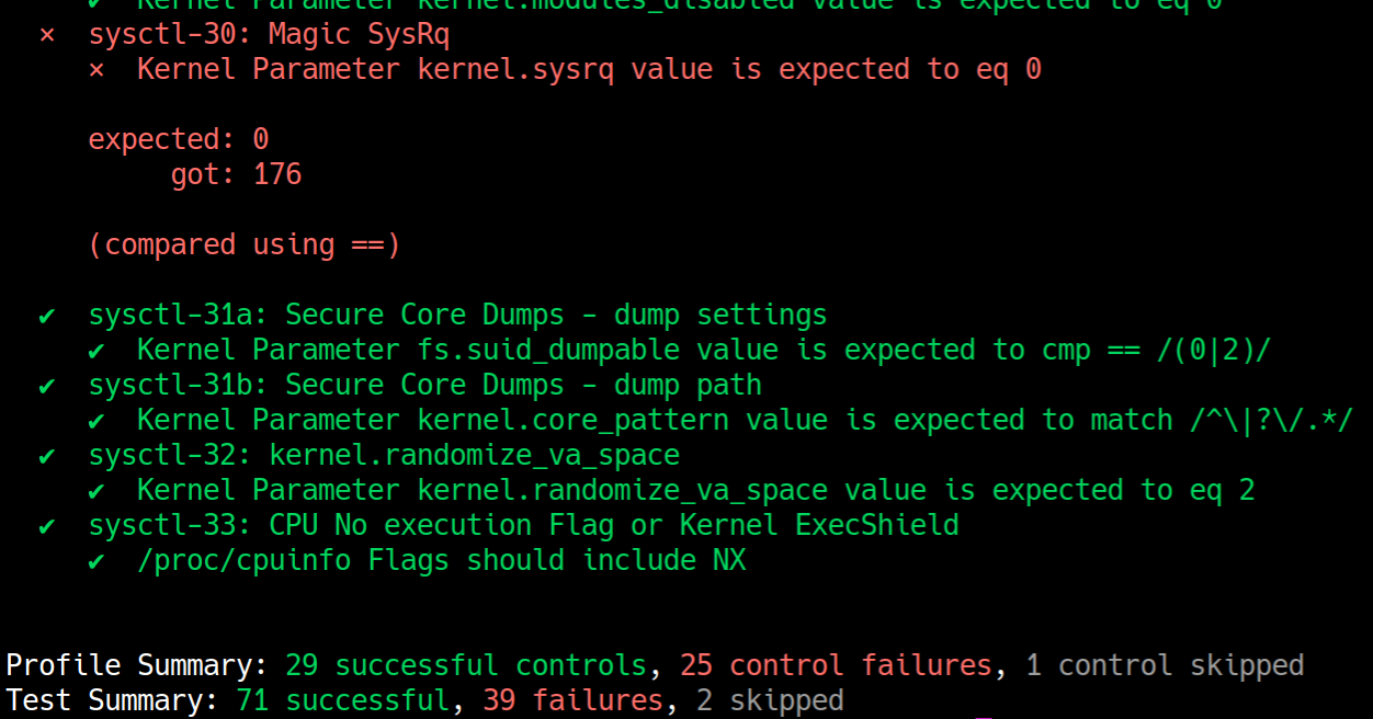 InSpec Windows Result