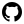 A GitHub logo.