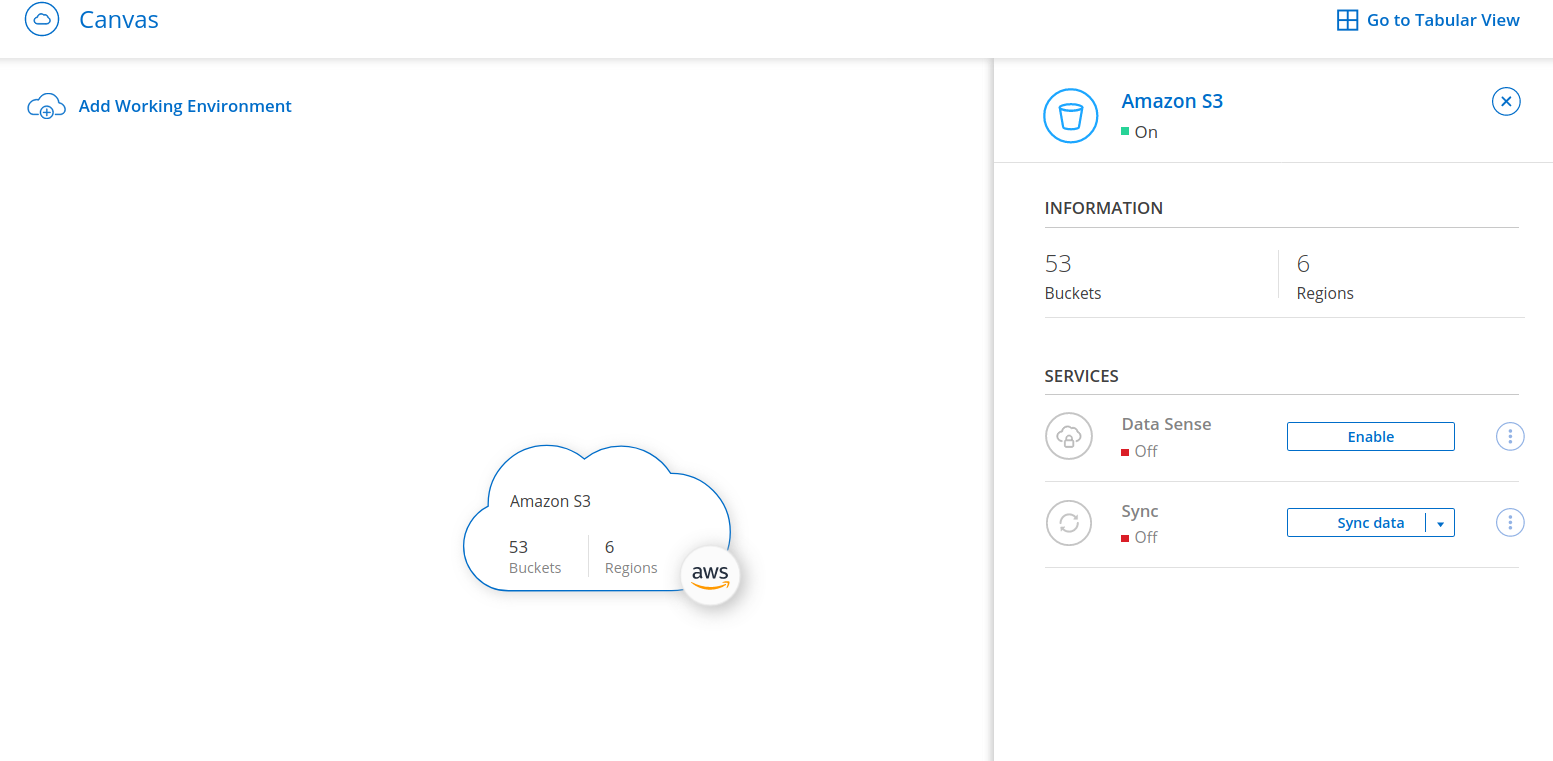 Cloud Manager Canvas