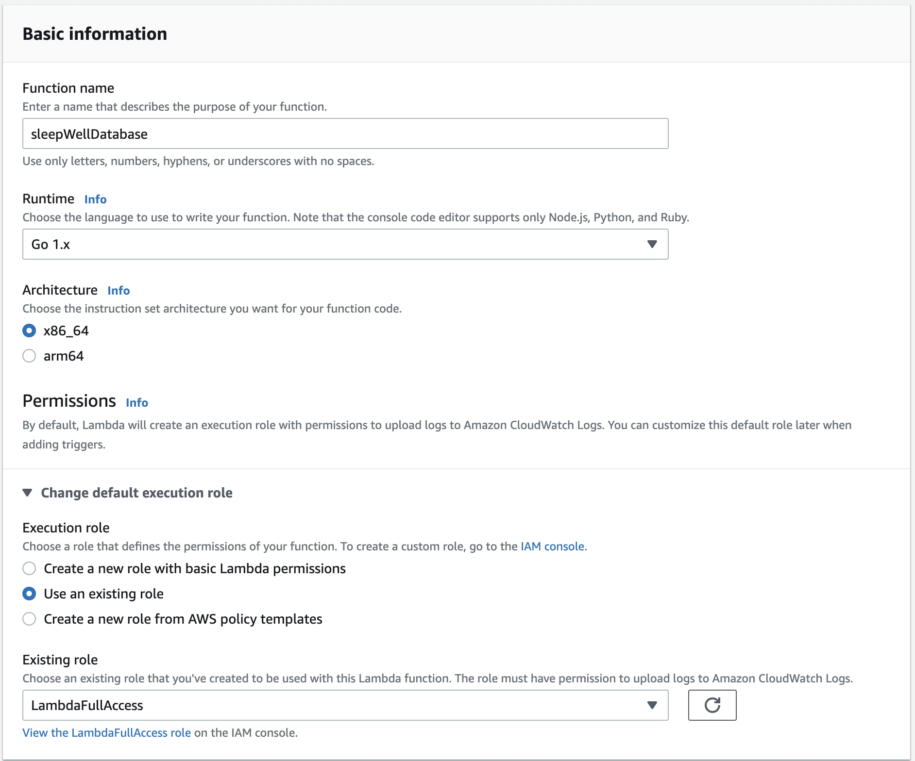 Create Lambda View