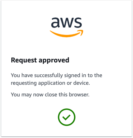 Request approved