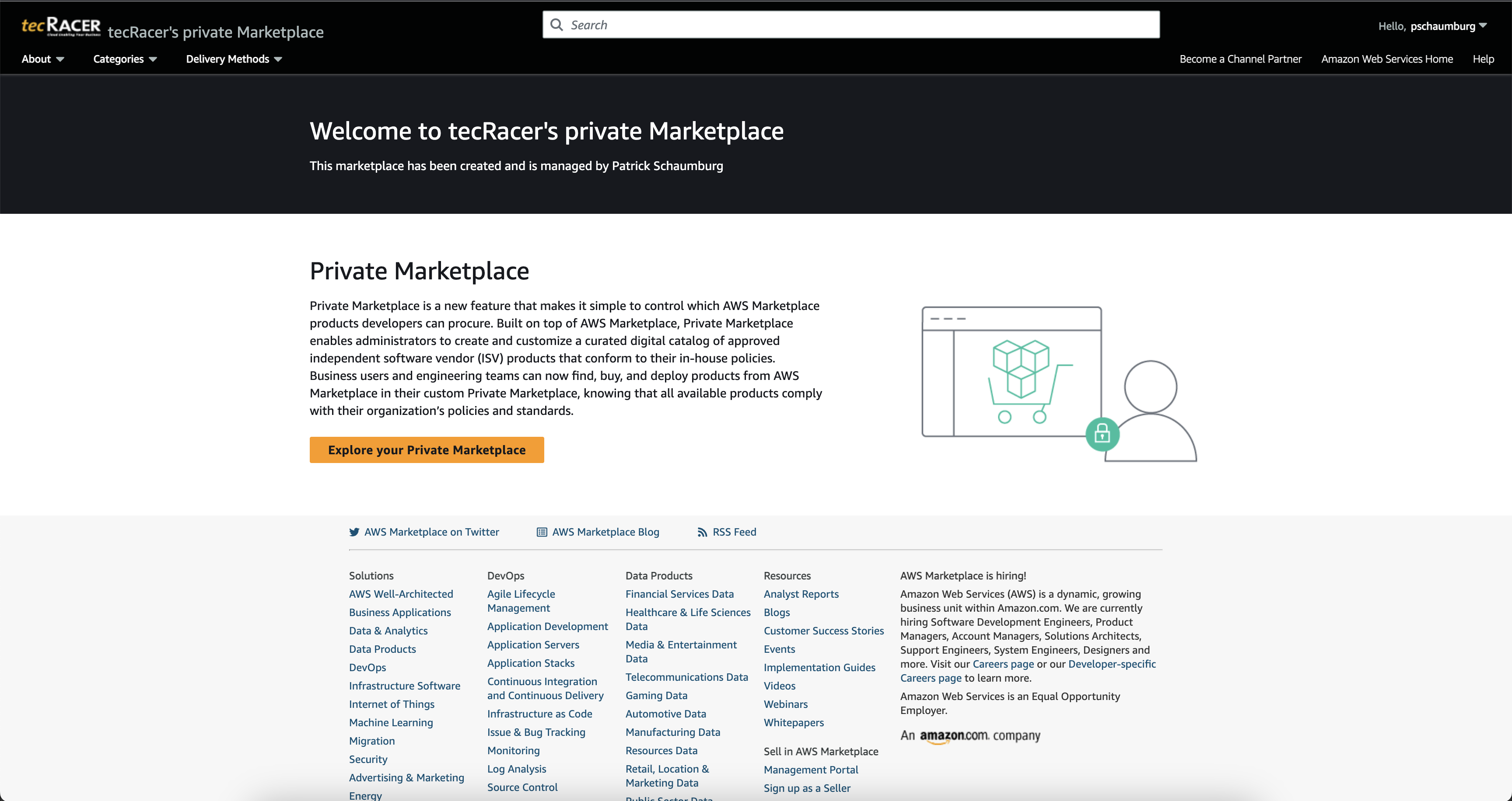 Private Marketplace Overview