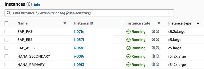 Screenshot - EC2 Console