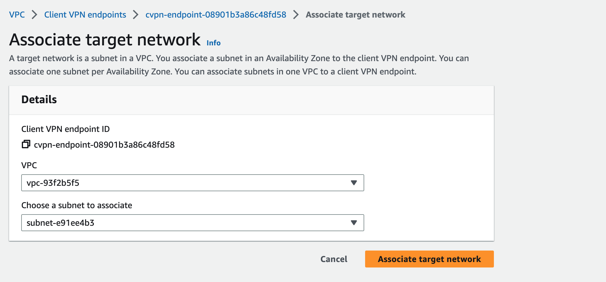 Client VPN Settings