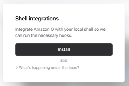 Shell Integration